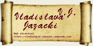 Vladislava Jazački vizit kartica